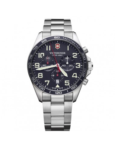 Victorinox Swiss Army Men's Chrono Watch - Fieldforce Blue Dial Bracelet | 241857 Jusqu'à 80% De Réduction