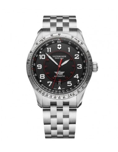 Victorinox Swiss Army Men's Mechanical Watch - Airboss Black Dial Bracelet | 241888 Comparez plus de prix