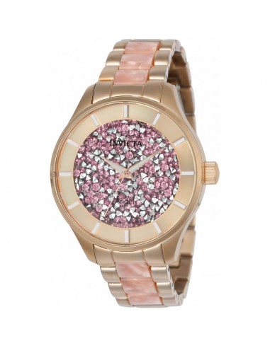 Invicta Women's Chronograph Watch - Angel Rose Gold Tone & Pink Bracelet | 24663 plus qu'un jeu 