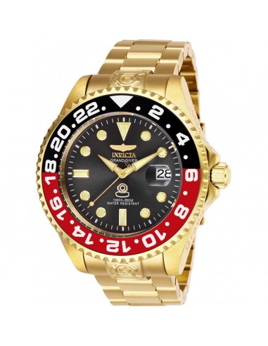 Invicta Men's Automatic Watch - Pro Diver Charcoal Dial Yellow Gold Bracelet | 27970 Amélioration de cerveau avec