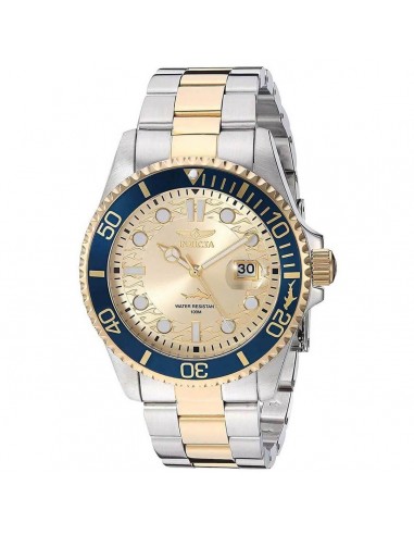 Invicta Men's Quartz Watch - Pro Diver Gold Dial Two Tone Bracelet | 30022 shop