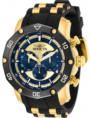 Invicta Men's Chronograph Watch - Pro Diver Blue & Gold Dial | 30079 pas cher 