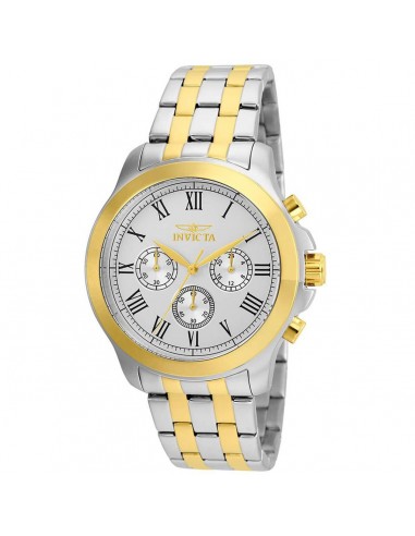 Invicta Men's Chronograph Watch - Specialty Silver Tone Dial Bracelet | 21659 Venez acheter