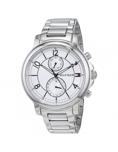 Tommy Hilfiger Women's Quartz Watch - Claudia White Dial Steel Bracelet | 1781819 basket pas cher