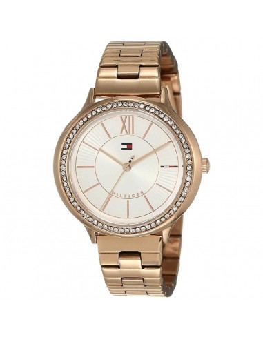 Tommy Hilfiger Women's Quartz Watch - White Dial Rose Gold Steel Bracelet | 1781861 s'inspire de l'anatomie humaine