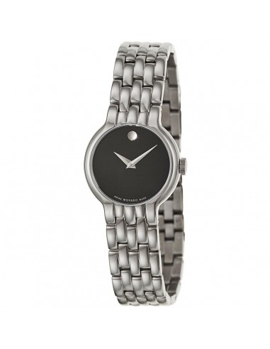 Movado Women's Quartz Watch - Veturi Black Dial Stainless Steel Bracelet | 0606338 50-70% off 