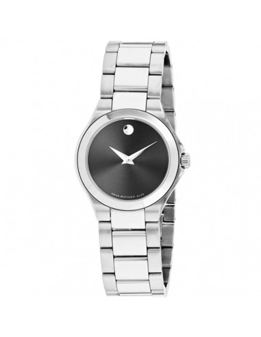 Movado Women's Quartz Watch - Defio Black Dial Silver Tone Bracelet | 0607308 Toutes les collections ici