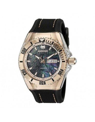 Technomarine Men's Dive Watch - Cruise Monogram Blue Dial Black Strap | TM-115214 les ctes