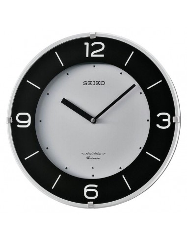 Seiko Wall Clock - Quartz White Dial Musical Silver Tone Case | QXM358SLH Comment ça marche