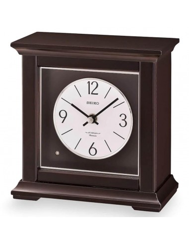 Seiko Mantel Clock - Dark Brown Wooden Music and Chime | QXW245BLH shop