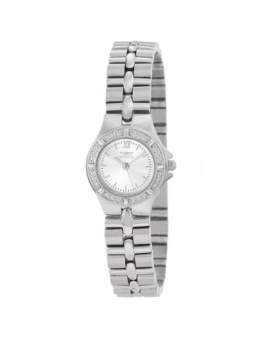 Invicta 0135 Women's Wildflower Silver Dial Stainless Steel Watch la chaussure