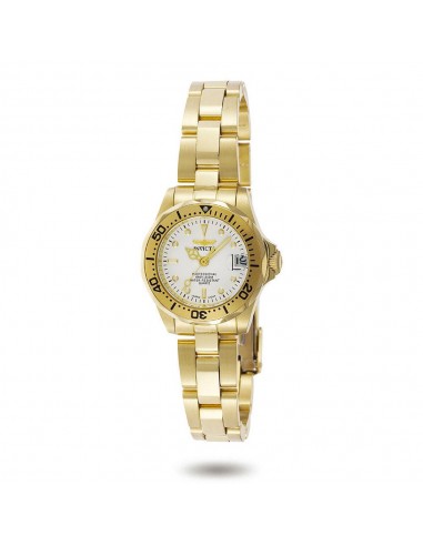 Invicta 8945 Women's Pro Diver White Dial Gold Tone Watch vous aussi creer 