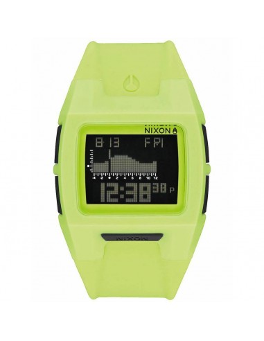 Nixon Men's Digital Watch - Lodown Light Green Silicone Strap | A2811262 pas cher chine