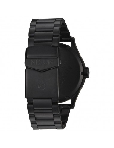 Nixon A3561256 Men's The Sentry SS All Black Lum Black Dial Black IP Steel Watch des créatures d'habitude