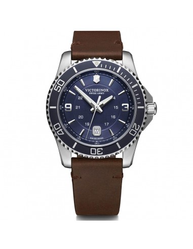 Victorinox Swiss Army Men's Quartz Watch - Maverick Brown Leather Strap | 241863 en stock