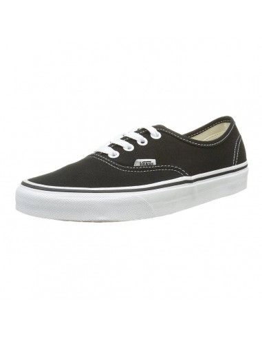 Vans Unisex Authentic Black Canvas Trainers Skate Shoe |VEE3BLK Profitez des Offres !