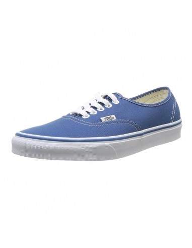 Vans Unisex Authentic Navy Canvas Trainers Skate Shoe |VEE3NVY pas cher