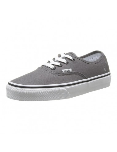 Vans Unisex Authentic Pewter & Black Canvas Skate Shoe |VJRAPBQ une grave pollution 