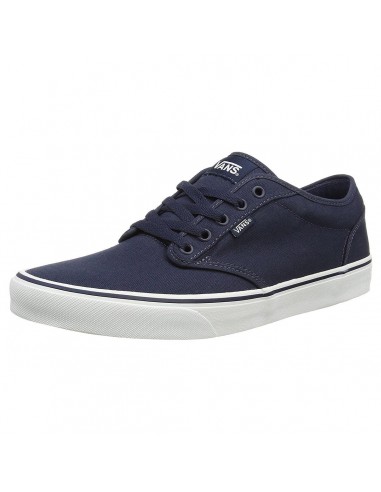 Vans Unisex Atwood Navy/White Canvas Lace-Up Skate Shoe |VKC44K1 est présent 