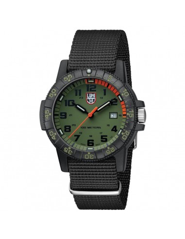 Luminox Men's Quartz Watch - Sea Turtle Giant 0320 Series Green Dial Strap | 0337 destockage