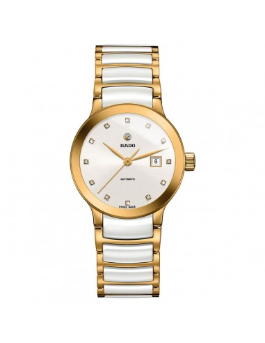 Rado Women's Diamond Watch - Centrix White Dial Two Tone Bracelet | R30080752 ou a consommer sur place