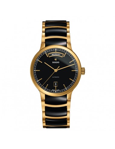 Rado Men's Automatic Watch - Centrix Day-Date Black Dial TT Bracelet | R30157162 prix pour 