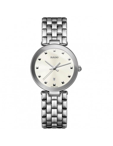 Rado Women's Quartz Watch - Florence Beige Dial Silver Tone Bracelet | R48874023 Véritable concentré