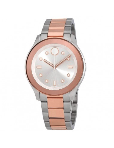 Movado Women's Watch - Bold Quartz Silver Tone Dial Two Tone Bracelet | 3600430 Fin de série