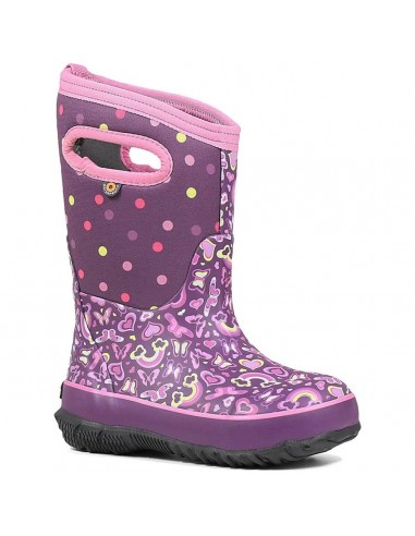 Bogs Kids' Winter Boots - Classic Rainbow, Purple Multi, Size 11 | 72447-540-110 pas chere