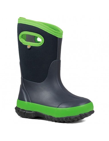 Bogs Kids' Winter Boots - Classic Matte, Navy/Green | 72328-411 rembourrage situé sous