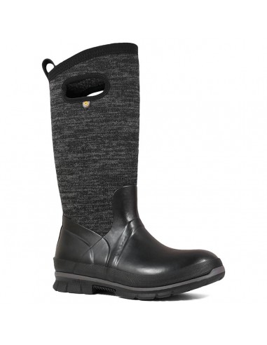 Bogs Women's Winter Boots - Crandal Tall Knit Waterproof, Black Multi | 72418-009 la colonne vertébrale