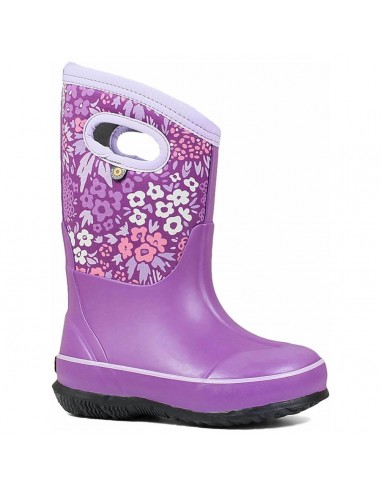 Bogs Kids' Boots - Classic Northwest Garden, Violet Multi, Size 11 | 72446-546-110 Comparez plus de prix