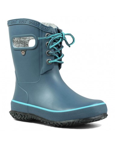 Bogs Kids' Insulated Rain Boots - Amanda Plush, Legion Blue, Size 1 | 72454-423-010 de France