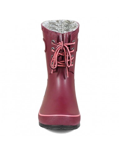 Bogs Kids' Insulated Rain Boots - Amanda Plush, Burgundy | 72454-601 offre 