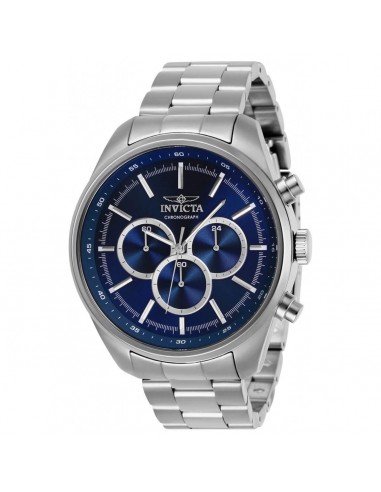 Invicta Men's Chronograph Watch - Specialty Blue Dial Stainless Steel Bracelet | 29164 pas chere