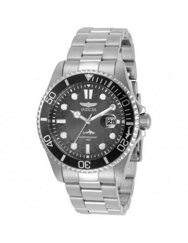 Invicta Men's Quartz Watch - Pro Diver Gunmetal Dial Stainless Steel Bracelet | 30806 en ligne des produits 