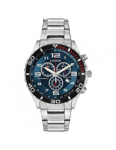 Citizen Men's Eco-Drive Watch - Blue Dial Stainless Steel Bracelet | AT2121-50L paiement sécurisé