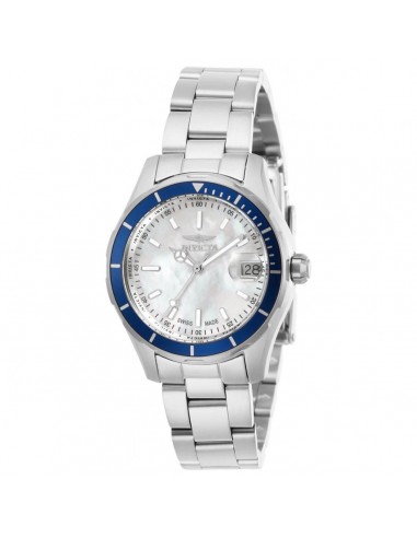 Invicta Women's Quartz Watch - Pro Diver White Mother of Pearl Dial Bracelet | 28644 ou a consommer sur place