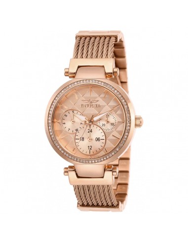 Invicta Women's Quartz Watch - Angel Rose Gold Tone Dial Bracelet | 28920 Paris Déstockage Promo