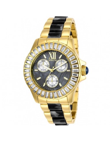 Invicta Women's Quartz Watch - Angel Gunmetal Dial Two Tone Bracelet | 29098 solde