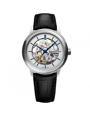 Raymond Weil Men's Automatic Watch - Maestro Skeleton Dial Strap | 2215-STC-65001 meilleur choix