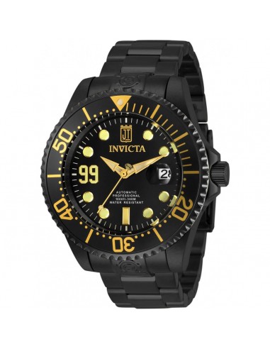 Invicta Men's Automatic Watch - Jason Taylor Black Dial Bracelet | 30196 Pour