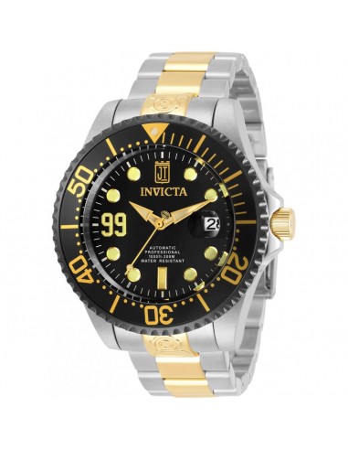 Invicta Men's Automatic Watch - Jason Taylor Black Dial Two Tone Bracelet | 30212 la livraison gratuite