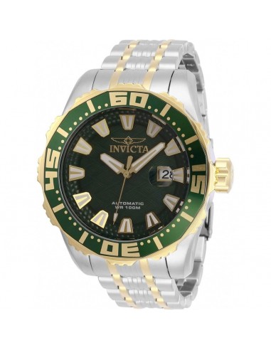 Invicta Men's Automatic Watch - Pro Diver Green Dial Two Tone Bracelet | 30294 acheter en ligne