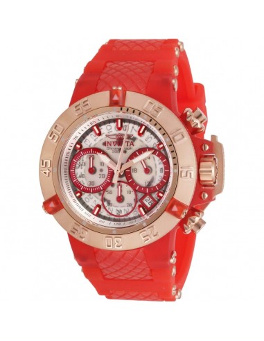 Invicta Women's Chrono Watch - Subaqua Noma III TT Red and Rose Gold Strap | 30305 prix