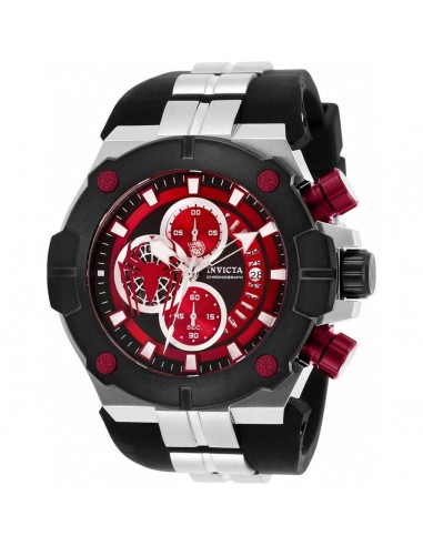 Invicta Men's Chronograph Watch - Marvel Black and Red Dial Two Tone Strap | 30317 prix