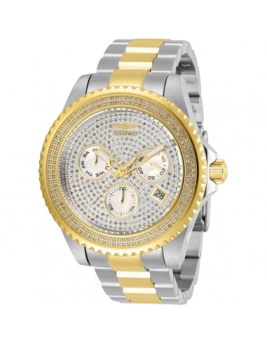 Invicta Men's Diamond Watch - Pro Diver MOP Dial Two Tone Bracelet | 30331 de technologie