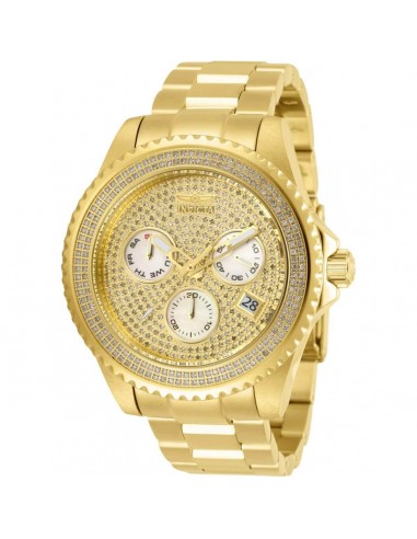 Invicta Men's Diamond Watch - Pro Diver MOP Dial Yellow Gold Bracelet | 30332 soldes