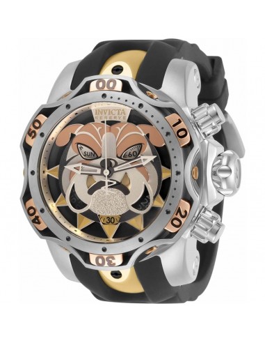 Invicta Men's Chronograph Watch - Reserve Venom Black Rubber Strap | 30347 les ctes