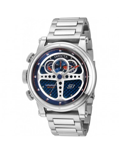 Invicta Men's Lefty Watch - S1 Rally Chronograph Blue Dial Bracelet | 30576 Venez découvrir notre 